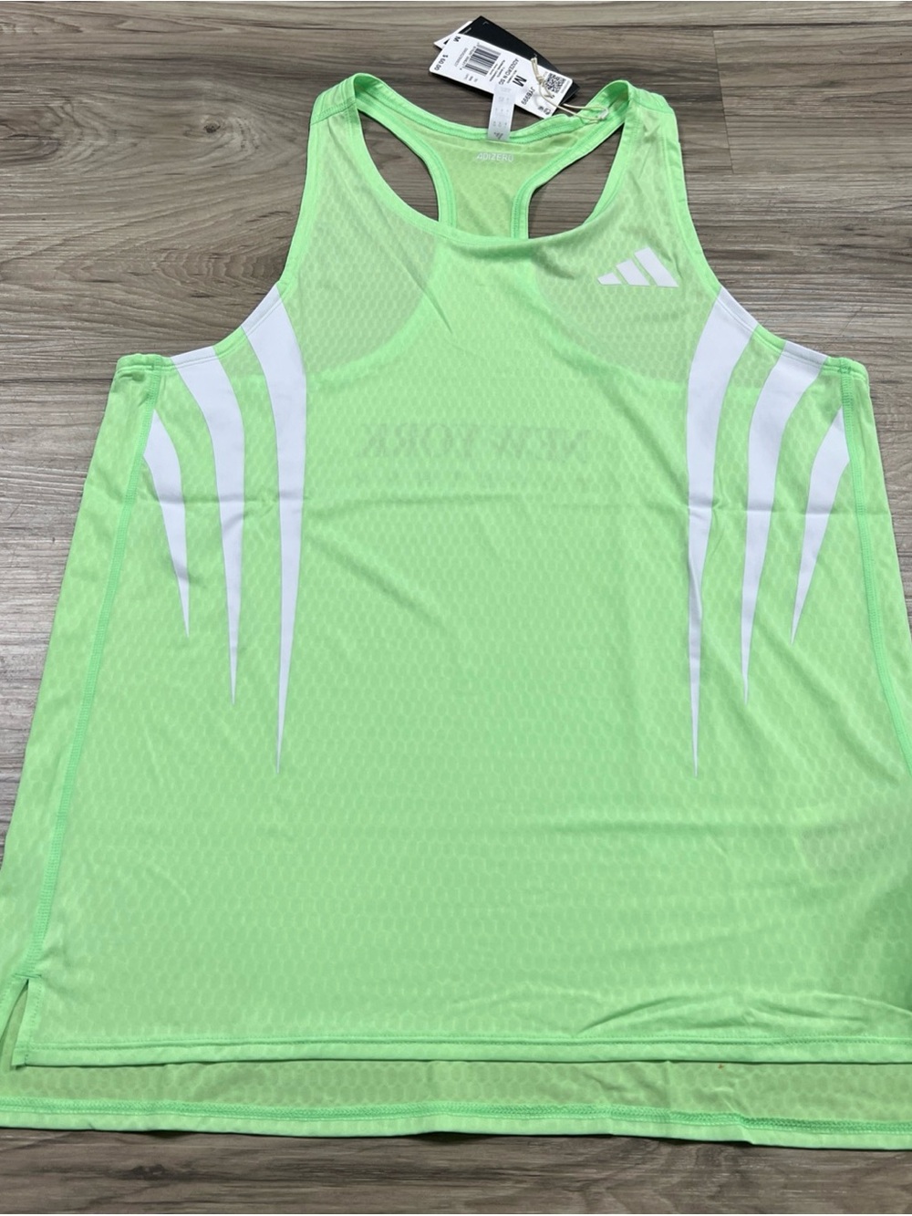 Adidas Adizero Running Singlet NYC New York Together Men's Size Medium JY6999
